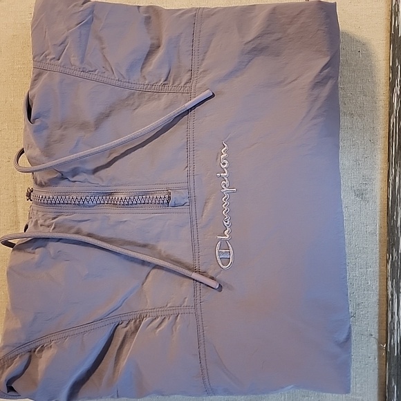 Champion Urban Outfitters  Hooded Anorak Jacket Purple Size SMALL - Picture 6 of 6